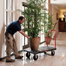 Rubbermaid General Purpose Plastic-Deck Platform Truck, 48 in x 24 in x 11-1/4 in, 2,000 lb Load Capacity - FG443600BLA