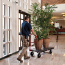 Rubbermaid General Purpose Plastic-Deck Platform Truck, 48 in x 24 in x 11-1/4 in, 2,000 lb Load Capacity - FG443600BLA