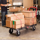 Rubbermaid General Purpose Plastic-Deck Platform Truck, 48 in x 24 in x 11-1/4 in, 2,000 lb Load Capacity - FG443600BLA