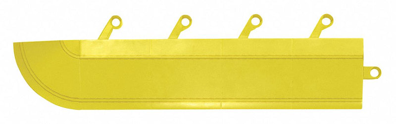Wearwell Ramp with Corner, PVC, Yellow, 4 PK - 540