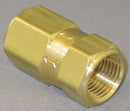Top Brand Check Valve, 1/2 in, Single, Inline Poppet, Brass, FNPT x FNPT - CHK BRS 850-8F8F-F