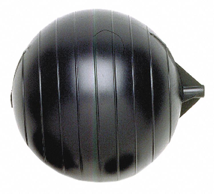 Kerick Round Float Ball, Polyethylene, 8 in dia., Polyethylene, Less than 1 lb Float Weight - PF08-516