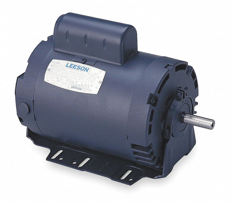 Leeson 1/2 HP 50 Hz Motor,Capacitor-Start,2850 Nameplate RPM,110/220 Voltage,Frame 56H - 114224