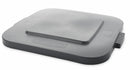 Rubbermaid BRUTE Series, Trash Can Top, Square, Flat, 28 gal, Gray - FG352700GRAY