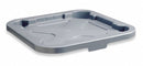 Rubbermaid BRUTE Series, Trash Can Top, Square, Flat, 40 gal, Gray - FG353900GRAY