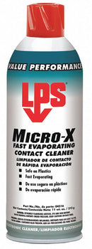 LPS Contact Cleaner, 11 oz Aerosol Can, Solvent Liquid, 1 EA - 4516