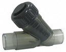 Georg Fischer Check Valve, 3/4 in, Single, Y, PVC, Spigot x Spigot - 192304007