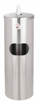 2XL Wet Wipe Dispenser Stand, 2XL, Centerpull Roll, (400 to 2300) Wipes, Stainless Steel, Silver - 2XL - 65