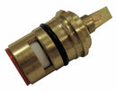 Moen Hot Cartridge, Fits Brand Moen, Ceramic, Chrome Finish - 52000