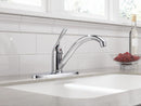 Delta Chrome, Low Arc, Kitchen Sink Faucet, Manual Faucet Activation, 1.80 gpm - 100-DST