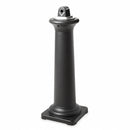 Rubbermaid 1 gal Cigarette Receptacle, 38 1/4 in Height, 13 in Base Dia., Plastic, Black - FG9W3000BLA