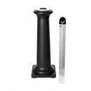 Rubbermaid 1 gal Cigarette Receptacle, 38 1/4 in Height, 13 in Base Dia., Plastic, Black - FG9W3000BLA