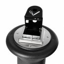 Rubbermaid 1 gal Cigarette Receptacle, 38 1/4 in Height, 13 in Base Dia., Plastic, Black - FG9W3000BLA