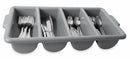 Rubbermaid Cutlery Bin, 4 Compartment - FG336200GRAY
