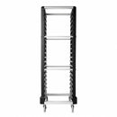 Rubbermaid End-Load Rack, 23 3/4x28 3/4x67 7/8, Black - FG332000BLA