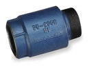Dayton Check Valve, 3 in, Single, Inline Spring, Ductile Iron, MNPT x FNPT - 4RK70