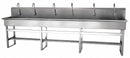 Sani-Lav Sani-Lav, General Purpose, 6, Stainless Steel, Wash Station - 512FA