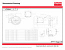 Dayton 1/3 HP, General Purpose Motor, 3-Phase, 1140 Nameplate RPM, 230/460 Voltage, 56C Frame - 4THW4