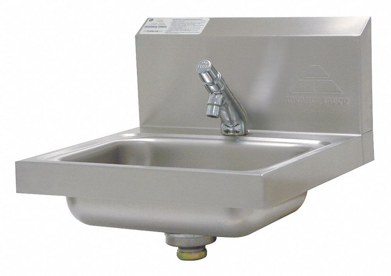 Top Brand Advance Tabco, 14 in x 10 in, Stainless Steel, HACCP Sink - 7-PS-72