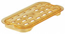 Rubbermaid Polycarbonate Hot Food Pan Drain Tray - FG113P00AMBR