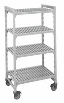 Cambro Mobile Shelving Unit, 75InH, 18InW, 48InD - CPMU184875V4480