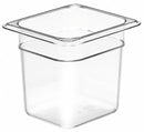 Cambro CA66CW135 - Food Pan Sixth Size Clear PK6