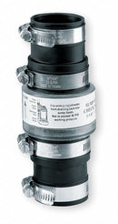 Dayton Check Valve, 1 1/4 in or 1 1/2 in, Single, Inline Spring Swing, TPR, Slip x Slip - 4UN79