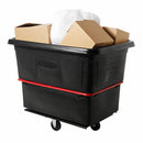 Rubbermaid High-Maneuverability Cube Truck, Cubic Foot Capacity 20.0 cu ft, 48 1/4 in x 34 1/8 in x 37 7/8 in - FG472000BLA