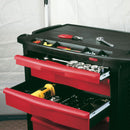 Rubbermaid Mobile Cabinet Workbench, Structural Foam Plastic, 19 13/16 in Depth, 33 1/2 in Height, 32 5/8 in Wi - FG773488BLA