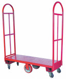 Dayton Narrow Steel-Deck Platform Truck, 60 in x 16 in x 10-3/4 in, 2,000 lb Load Capacity - 4VMC5