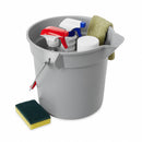 Rubbermaid Bucket, 2-1/2 gal., Gray - FG296300GRAY