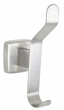 Top Brand Screw Mount Coat/Hat Hook, 1 Hook(s), Stainless Steel, 1 EA - 4WMK9