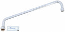 T&S Brass Spout, Fits Brand T&S Brass, Faucet Spout Shape Angled Straight - 064X