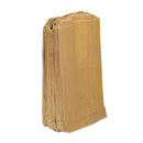 Hospeco Napkin Receptacle Liners, 7.5" X 3" X 10.5", Brown, 500/Carton - HOS260