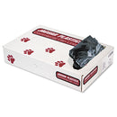 Jaguar Industrial Strength Low-Density Commercial Can Liners, 33 Gal, 0.6 Mil, 33" X 39", Black, 200/Carton - JAGL3339H