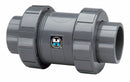 Hayward Check Valve, 1/2 in, Single, Inline True Union, CPVC, FNPT x Socket - TC20050STE