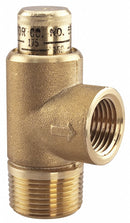 Watts Lead-Free Brass Calibrated Adjustable Relief Valve, MNPT Inlet Type, FNPT Outlet Type - 3/4 LF 530-C STD