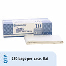 AbilityOne Trash Bag, 10 gal., LLDPE, Flat Pack, Clear, PK 250 - 8105-01-195-8730
