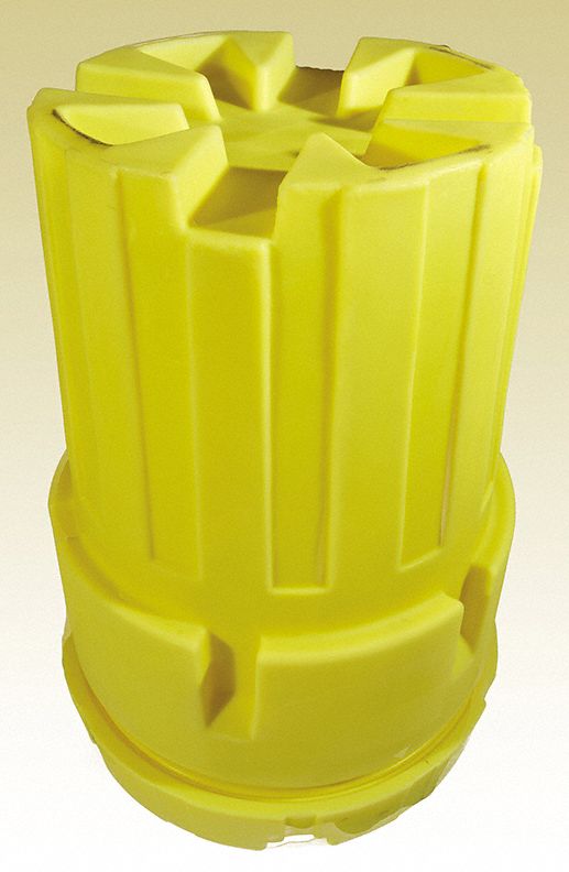 Enpac 95 gal Yellow Polyethylene Open Head Salvage Drum - 1295-YE