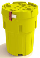 Enpac 95 gal Yellow Polyethylene Open Head Salvage Drum - 1295-YE