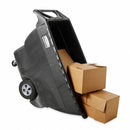 Rubbermaid Black, Low-Maintenance Plastic Tilt Truck, 20.2 cu ft, 1,000 lb Load Capacity - FG101300BLA
