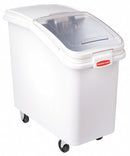 Rubbermaid 29 1/4 in" x 15 1/2 in" x 28 in Mobile Bulk Storage, White - FG360288WHT