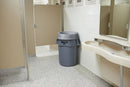 Rubbermaid BRUTE Series, Trash Can Top, Round, Funnel, 32 gal, Gray - FG354300GRAY