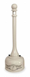 Eagle 2 gal Cigarette Receptacle, 35 in Height, 11 in Base Dia., Metal, Tan - 1202BEI