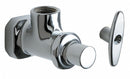 Chicago Faucets Chrome Plated Multi-Turn Supply Stop, FNPT Inlet Type, 125 psi - 442-LKABCP