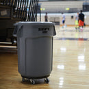 Rubbermaid Container Dolly, 250 lb Load Capacity, Round, 1 Max. No. of Containers - FG264000BLA