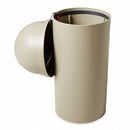Rubbermaid 15 gal Round Trash Can, Plastic, Beige - FG816088BEIG