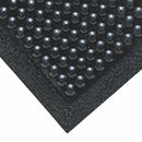 Notrax Antifatigue Mat, Rubber, 3 ft x 2 ft, 1 EA - 447S2436BL