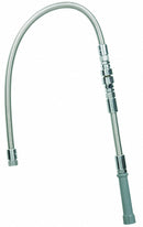 T&S Brass Pre-Rinse Hose-Vacuum Breaker, Fits Brand T&S Brass, Stainless Steel, Stainless Finish - B-0044-V9