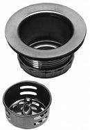 Sani-Lav Silver, Stainless Steel, Basket Strainers, 2 in to 2 1/2 in, 1 1/2 in NPSM Connection Type - 1010